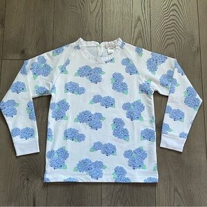 The Beaufort Bonnet Company Happiest Hydrangeas Girls 12 Cassidy Crewneck